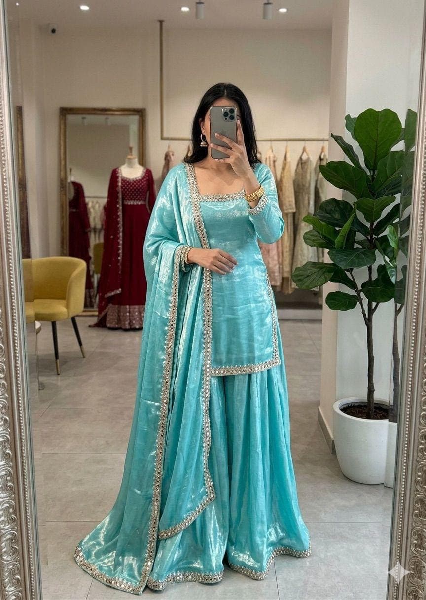 Silk Garara Set