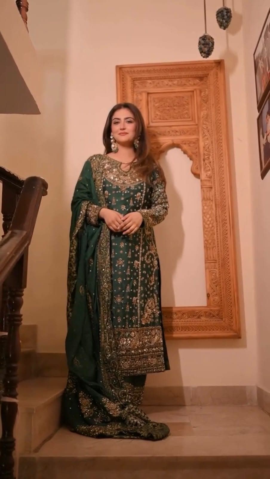 Heavy Faux Georgette 5mm Embroidery Sequence Top, Palazzo Pant & Dupatta Set