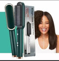 Hair Straightener Brush for Women & Men, Hair Styler, Straightener Machine Brush PTC Heating Electric Straightener with 5 Temperature Control (Multi colour)