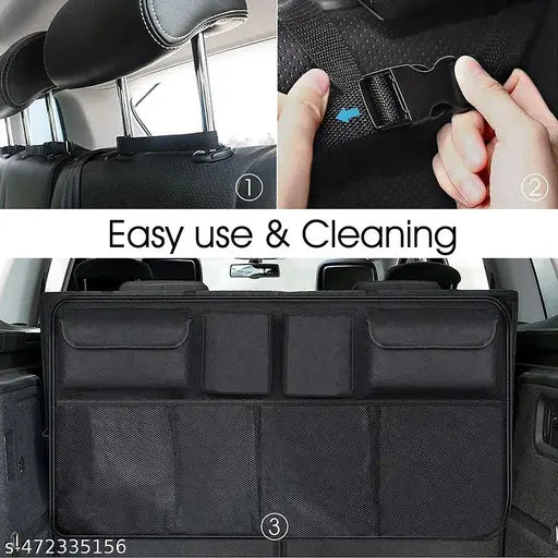 Car Trash Can And Tissue Box Holder Cute Plush Monkey Decor