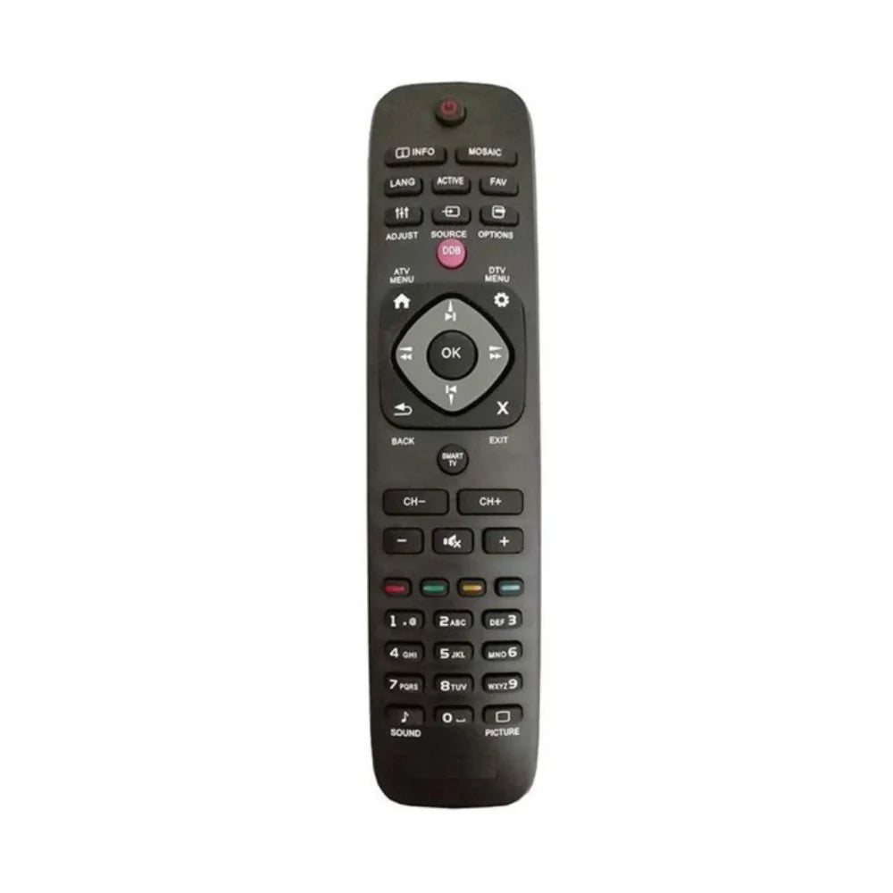 DTH Remote No. 1079 with DDB Function Compatible-Replacement for Philips LED with DTH Combined Remote Control (Black)