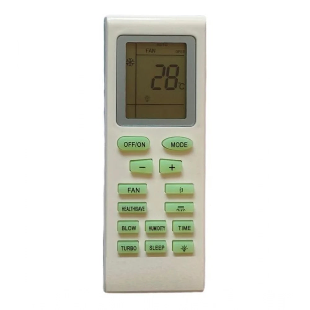AC Remote No.18 No Backlight Onida AC Remote Control (White)