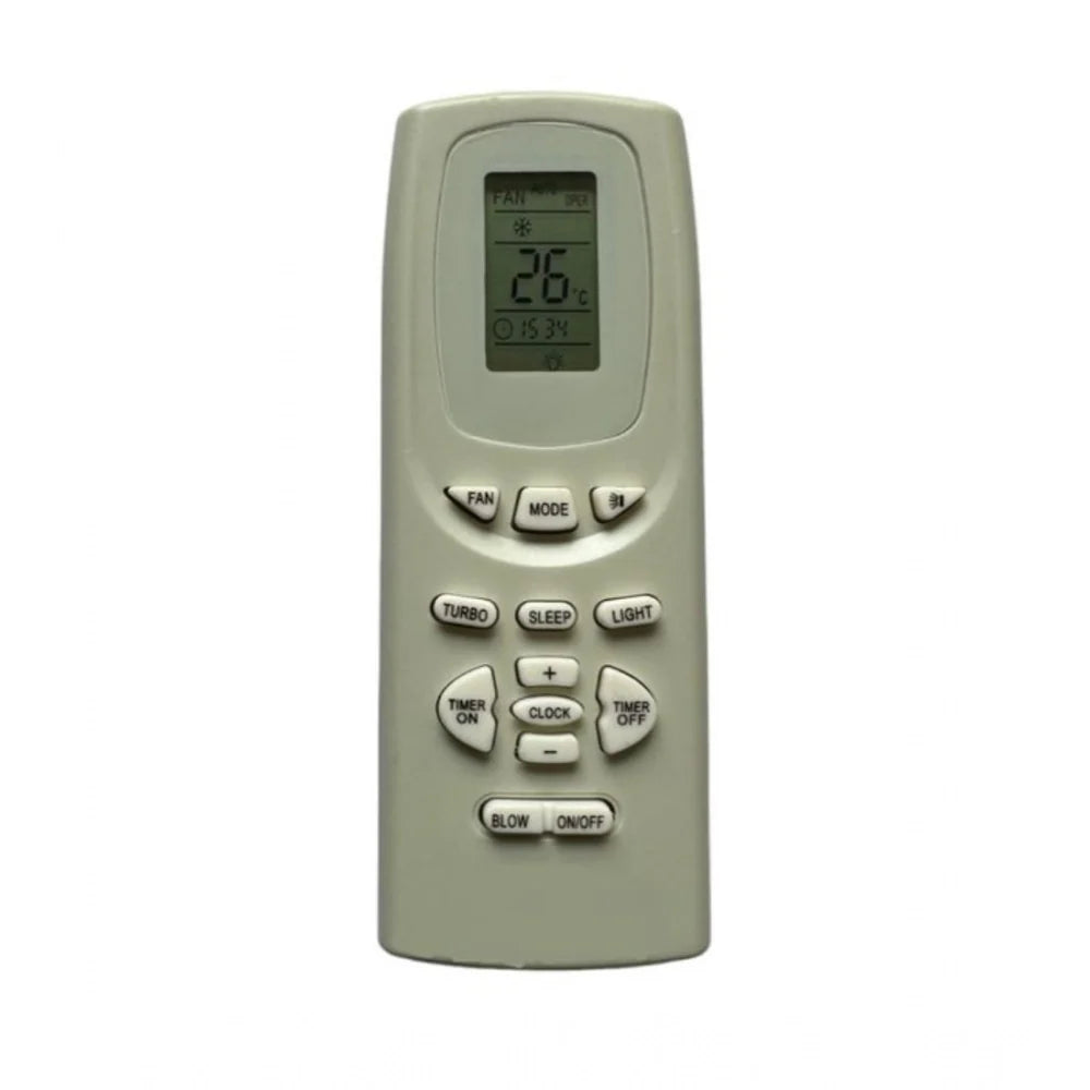 AC Remote No.19A No Backlight Godrej AC Remote Control (White)