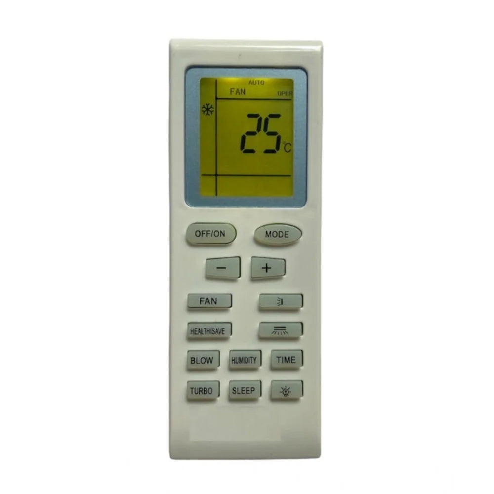 AC Remote No.18 with Backlight Bluestar AC Remote Control (White)