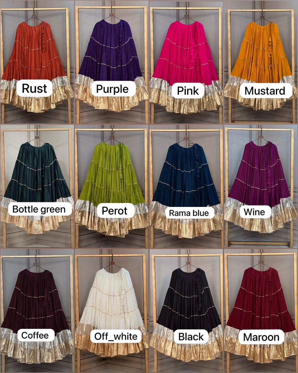 NAVRATRI Lehenga | Full-Stitched Rayon L