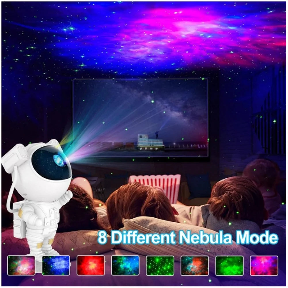 Plastic Galaxy Projector Night Lamp – Astronaut Design