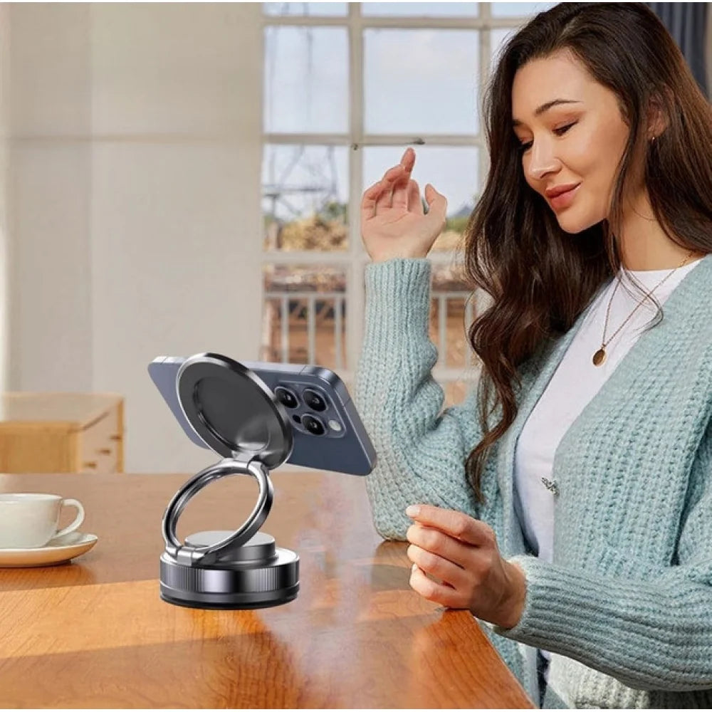 T28 Magnetic Phone Holder (Silver-Black)